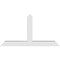 Ekena Millwork Portland Architectural Grade PVC Gable Bracket, 48"W x 26"H x 4"D x 4"F, 13/12 Pitch GBP048X26X0404POR00 - alternate 2